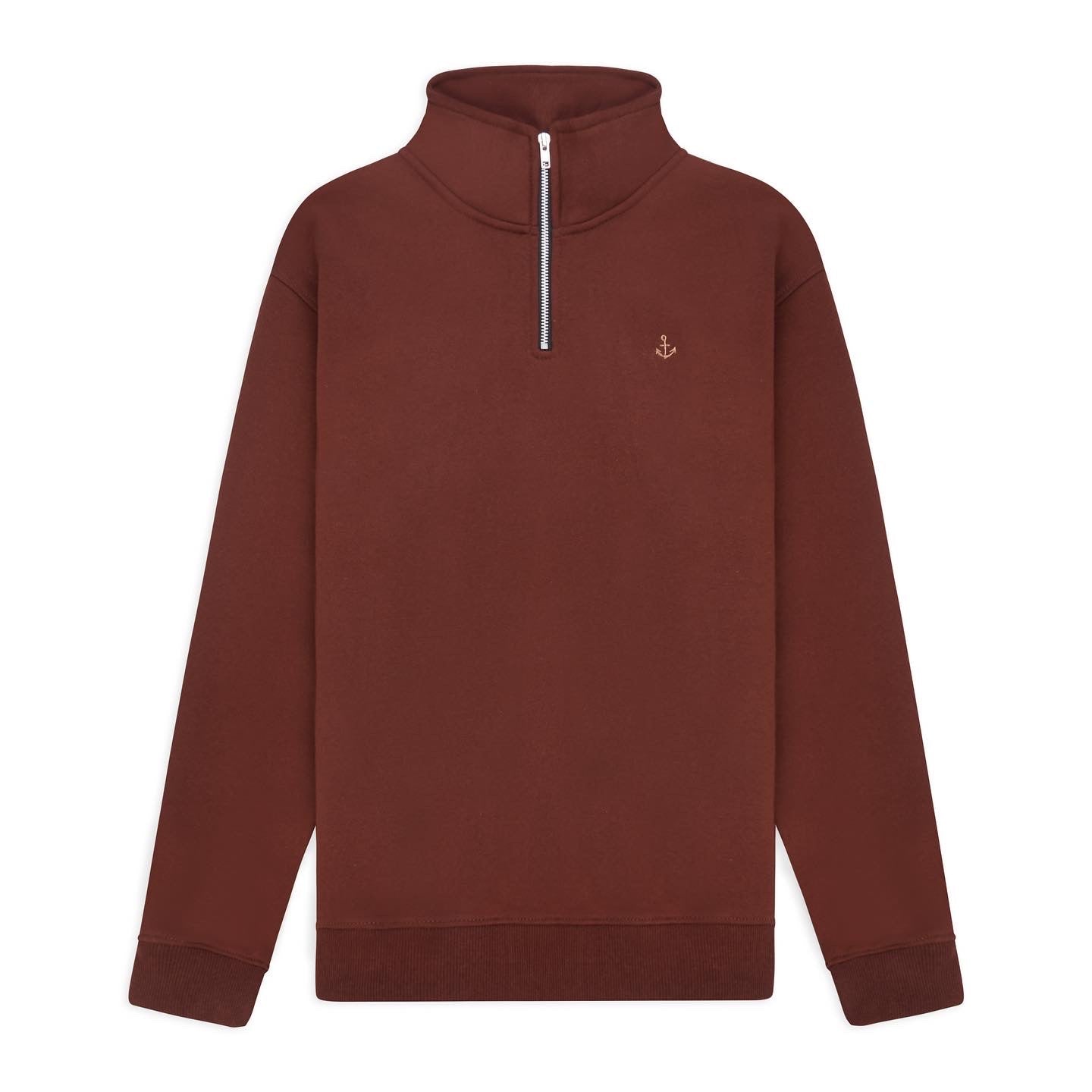 FORCE 10 OFFICIAL ⚓️ COUNTRY BROWN PORT SIDE 1/4 ZIP