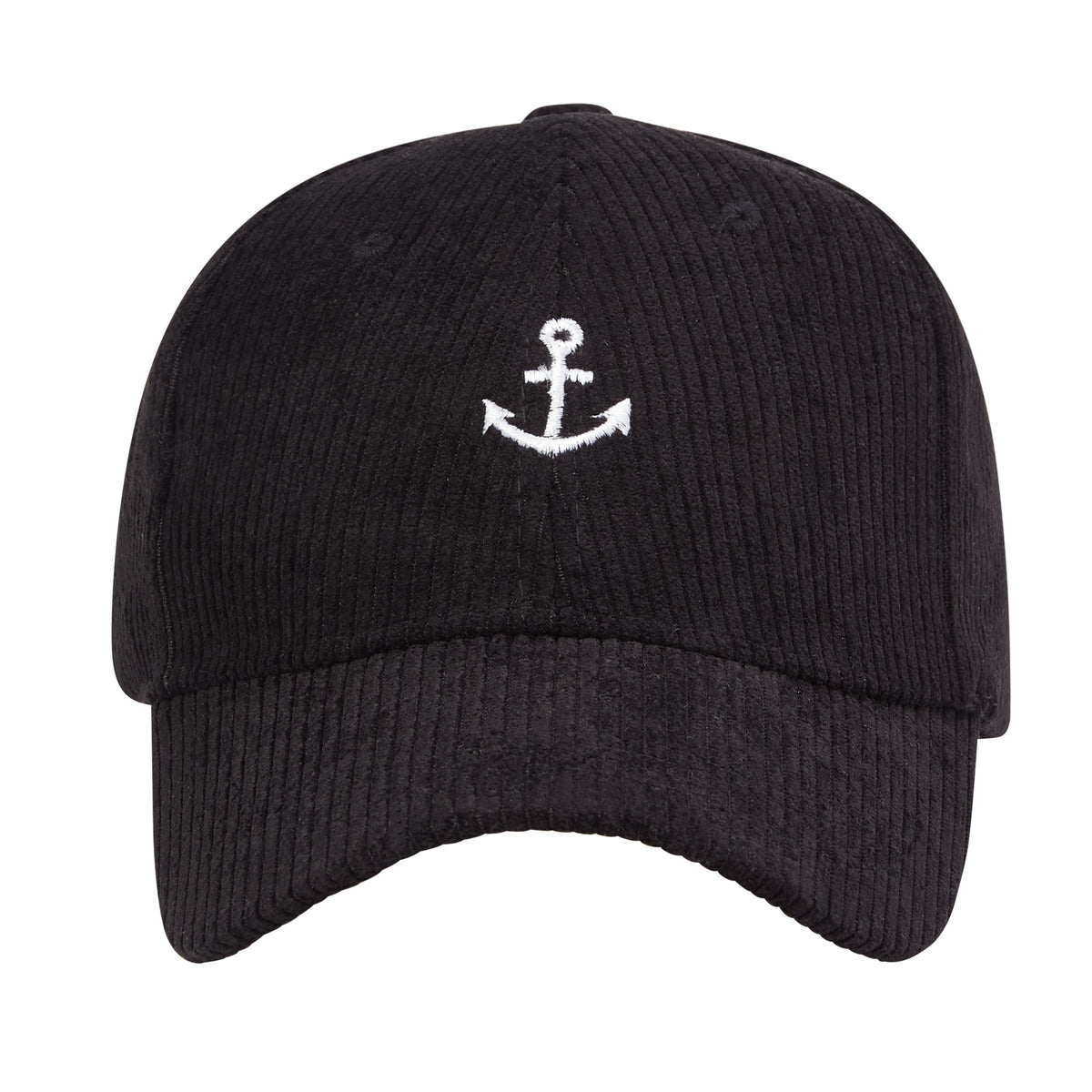 FORCE 10 OFFICIAL ⚓️ BLACK PORTSIDE CORDUROY CAP