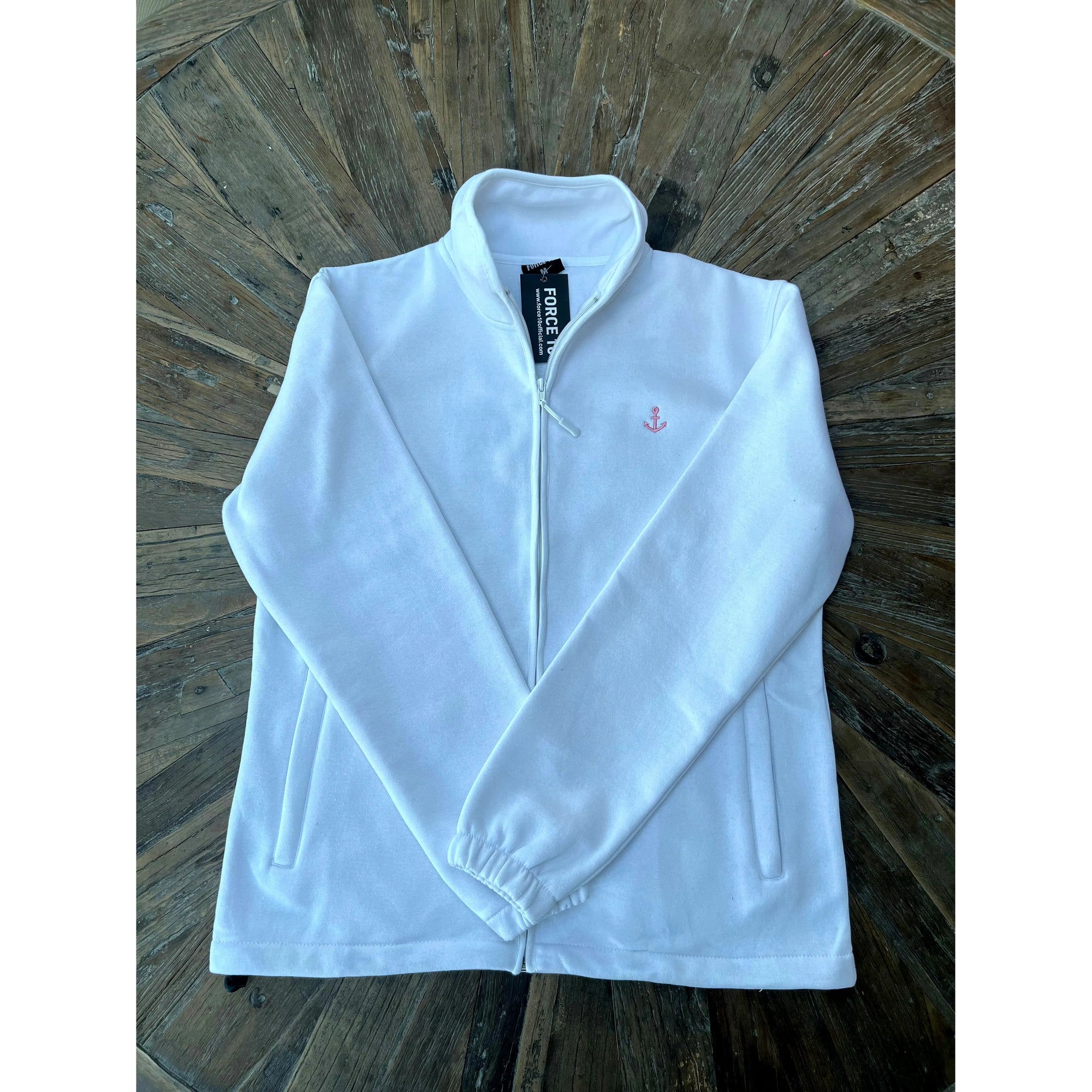 FORCE 10 OFFICIAL FULL ZIP PORT SIDE JUMPER WHITE